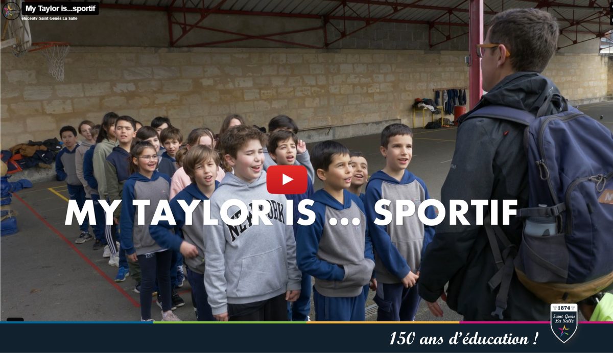 My Taylor is … sportif !